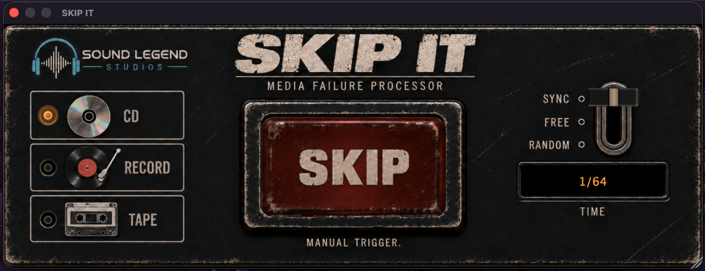 SKIP IT interface